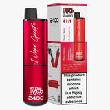 IVG 2400 Disposable Vape Pod Puff Device - Box of 5 - Wolfvapes.co.uk-Red Edition (4 Mix Flavours) *New*