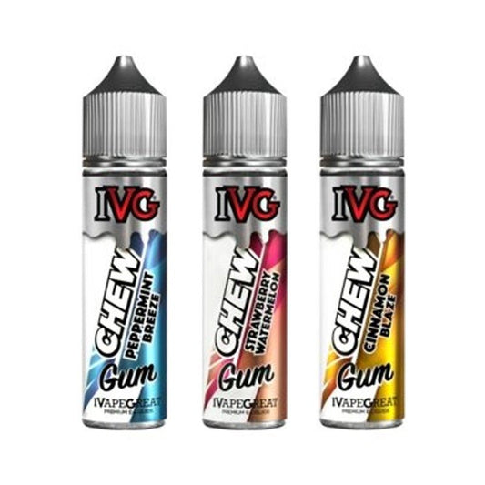 IVG Gum Range 50ml Shortfill - Wolfvapes.co.uk-Cinnamon Blaze