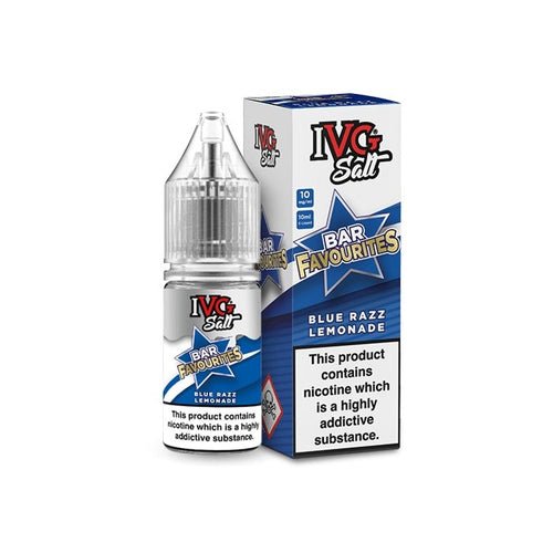 IVG Salt Bar Favourite 10ml E Liquid- Pack Of 10 - Wolfvapes.co.uk-Blue Razz Lemonade