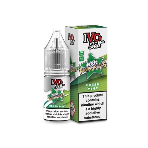 IVG Salt Bar Favourite 10ml E Liquid- Pack Of 10 - Wolfvapes.co.uk-Fresh Mint