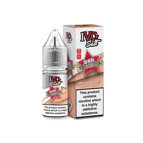 IVG Salt Bar Favourite 10ml E Liquid- Pack Of 10 - Wolfvapes.co.uk-Watermelon Peach Raspberry
