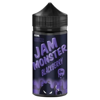 Jam Monster 100ml Shortfill - Wolfvapes.co.uk-Blackberry