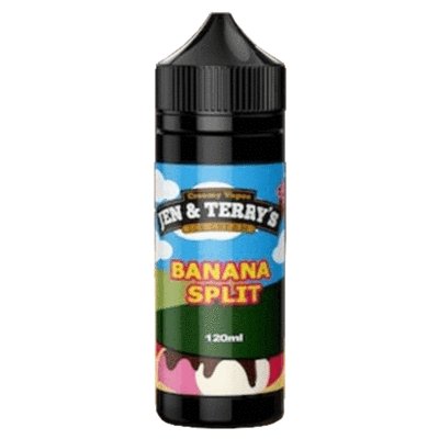 Jen & Terry 100ml Shortfill - Wolfvapes.co.uk-Banana Split