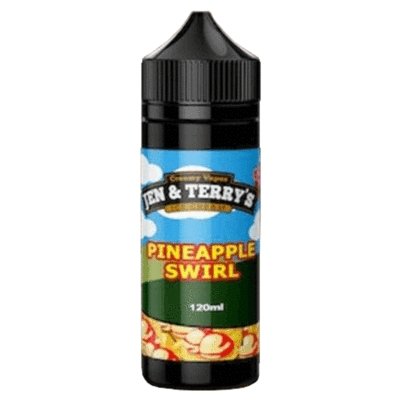 Jen & Terry 100ml Shortfill - Wolfvapes.co.uk-Pineapple Swirl