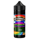 Jen & Terry 100ml Shortfill - Wolfvapes.co.uk-Rainbow Ice Cream