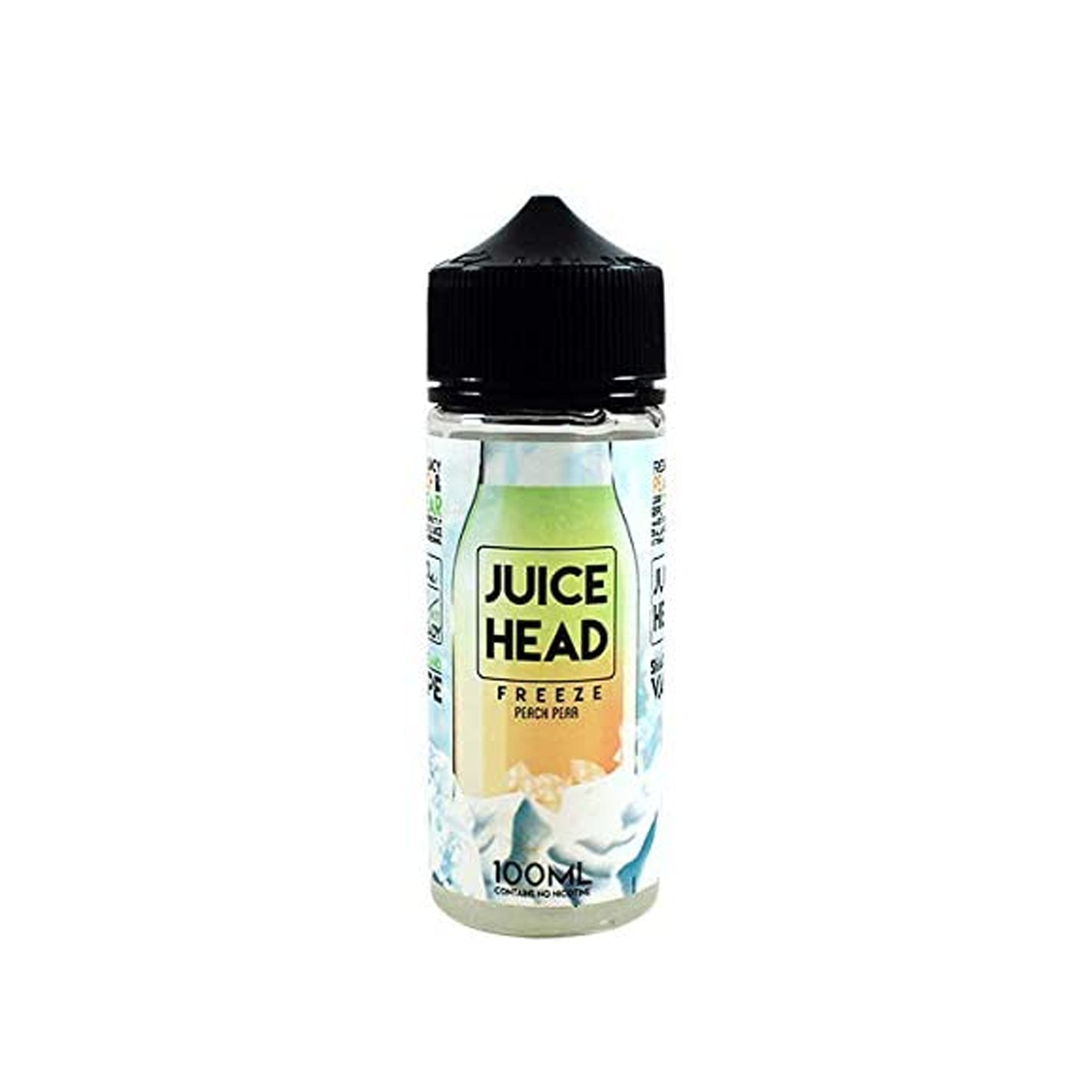 Juice Head Shortfill 120ml E-Liquid - Wolfvapes.co.uk-Freeze Pear Peach