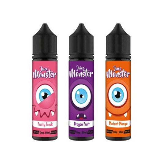 Juice Monster 50ml Shortfill - Wolfvapes.co.uk-Dragon Fruit