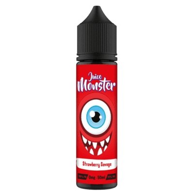 Juice Monster 50ml Shortfill - Wolfvapes.co.uk-Strawberry Savage