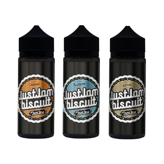 Just Jam Biscuit 100ml Shortfill - Wolfvapes.co.uk-Blueberry