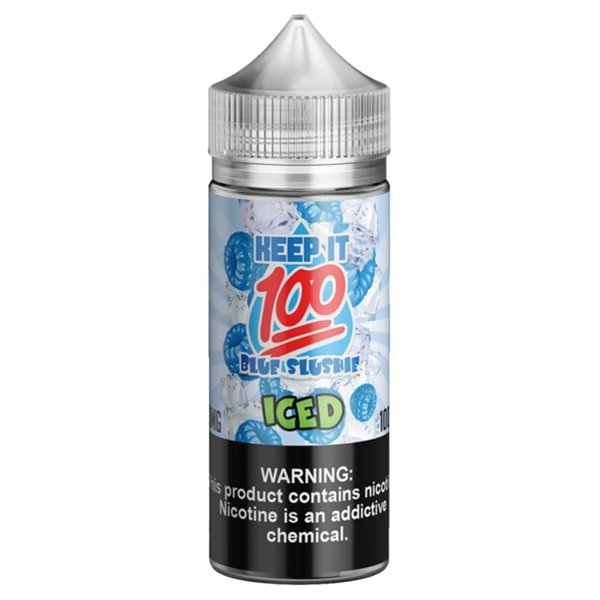 Keep It 100 100ml Shortfill - Wolfvapes.co.uk-Blue Slushie Iced