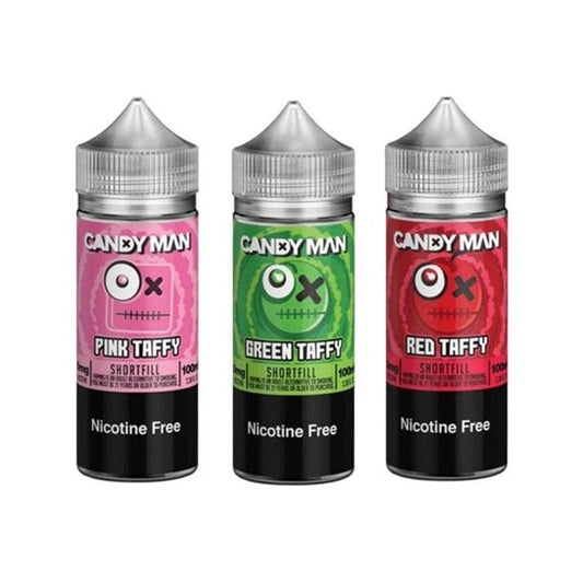 Keep It 100 Candy Man 100ml Shortfill - Wolfvapes.co.uk-Red Taffy