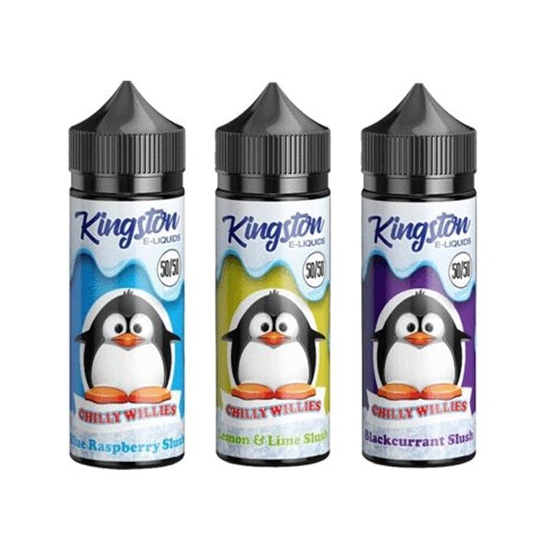 Kingston 50/50 Chilly Willies 100ML Shortfill - Wolfvapes.co.uk-Blackcurrant Slush