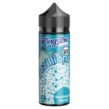 Kingston 50/50 Gazillions 100ML Shortfill - Wolfvapes.co.uk-Bubblegum