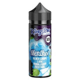 Kingston 50/50 Menthol 100ML Shortfill - Wolfvapes.co.uk-Blackgrape Lime Bubblegum Menthol