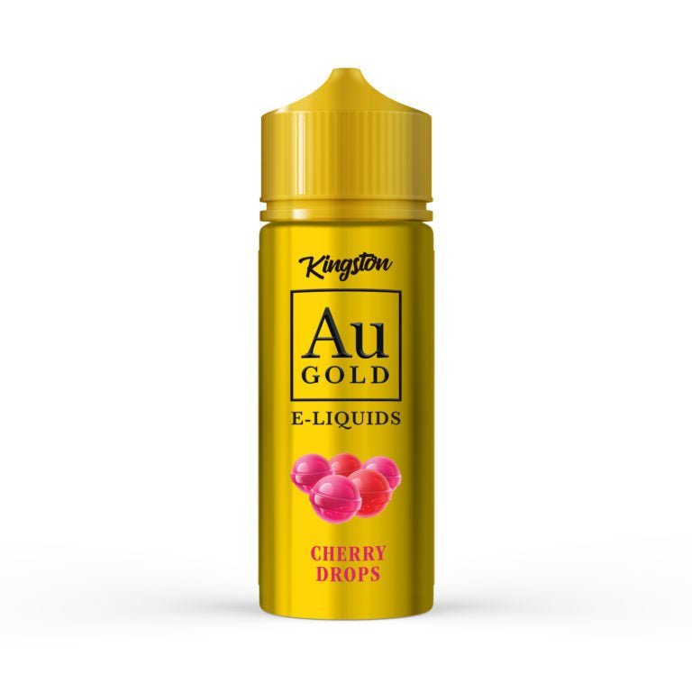 Kingston AU Gold 100ml E-liquid Shortfill - Wolfvapes.co.uk-Cherry Drop