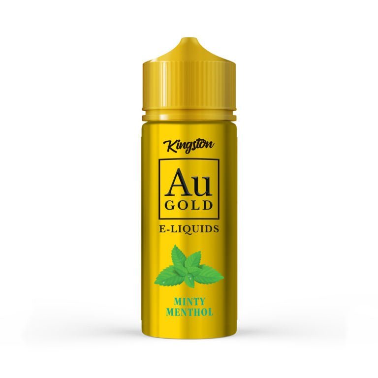 Kingston AU Gold 100ml E-liquid Shortfill - Wolfvapes.co.uk-Minty Menthol