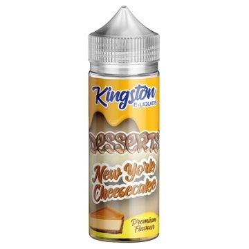 Kingston Desserts 100ML Shortfill - Wolfvapes.co.uk-New York Cheesecake