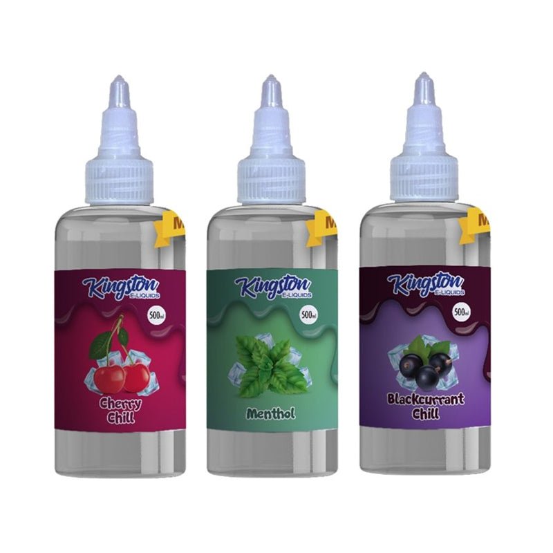 Kingston E-liquids Chill 500ml Shortfill - Wolfvapes.co.uk-Blackcurrant Chill