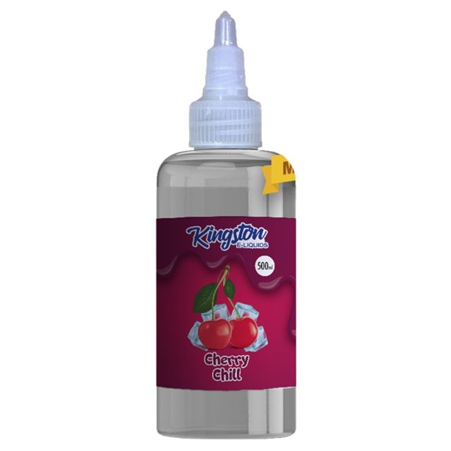 Kingston E-liquids Chill 500ml Shortfill - Wolfvapes.co.uk-Cherry Chill