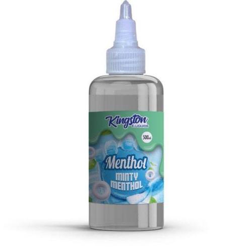 Kingston E-liquids Menthol 500ml Shortfill - Wolfvapes.co.uk-Minty Menthol