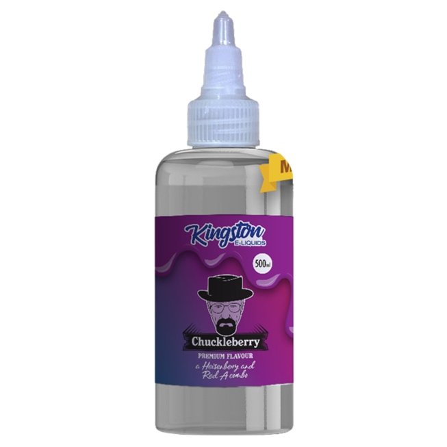 Kingston E-liquids Zingberry Range 500ml Shortfill - Wolfvapes.co.uk-Chuckleberry