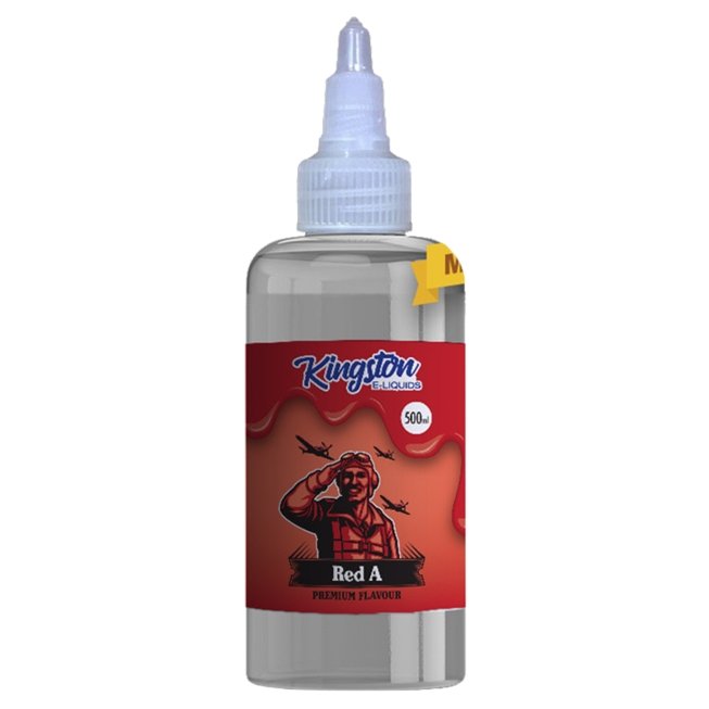 Kingston E-liquids Zingberry Range 500ml Shortfill - Wolfvapes.co.uk-Red A