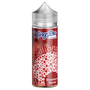 Kingston Gazillions 100ML Shortfill - Wolfvapes.co.uk-Strawberry