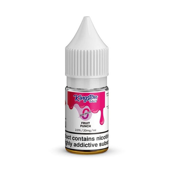 Kingston Salt Bar Salt E-Liquid Nic Salt-10ml- Box of 10 - Wolfvapes.co.uk-Fruit Punch