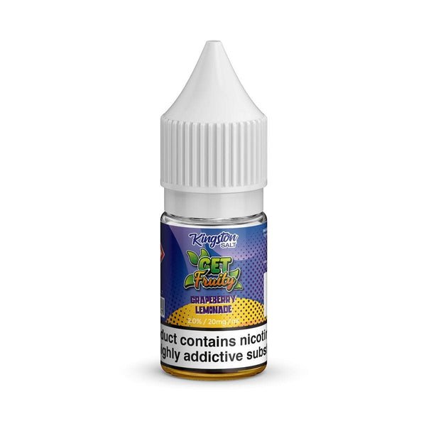 Kingston Salt Get Fruity Nic Salt - 10ml - Box of 10 - Wolfvapes.co.uk-Grapeberry Lemonade