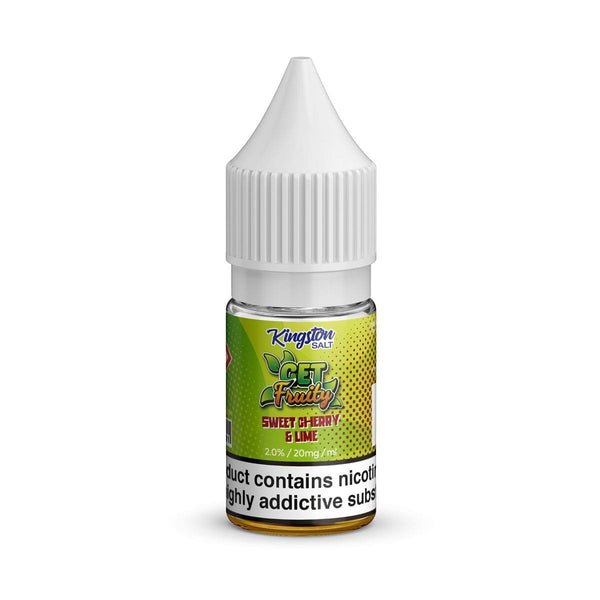 Kingston Salt Get Fruity Nic Salt - 10ml - Box of 10 - Wolfvapes.co.uk-Sweet Cherry Lime