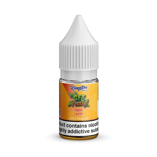 Kingston Salt Get Fruity Nic Salt - 10ml - Box of 10 - Wolfvapes.co.uk-Tropic Exotic