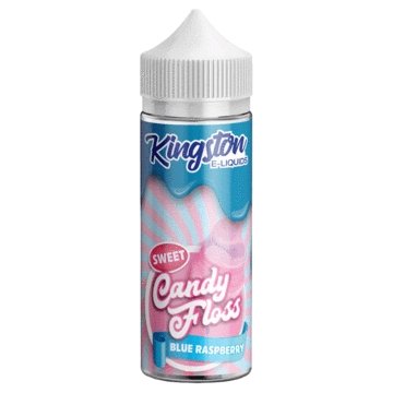 Kingston Sweet Candy Floss 100ML Shortfill - Wolfvapes.co.uk-Blue Raspberry