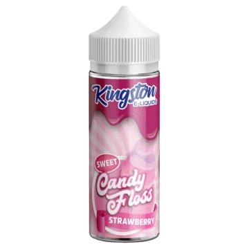 Kingston Sweet Candy Floss 100ML Shortfill - Wolfvapes.co.uk-Strawberry