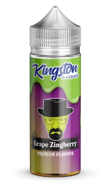 Kingston Zingberry 100ML Shortfill - Wolfvapes.co.uk-Grape Zingberry