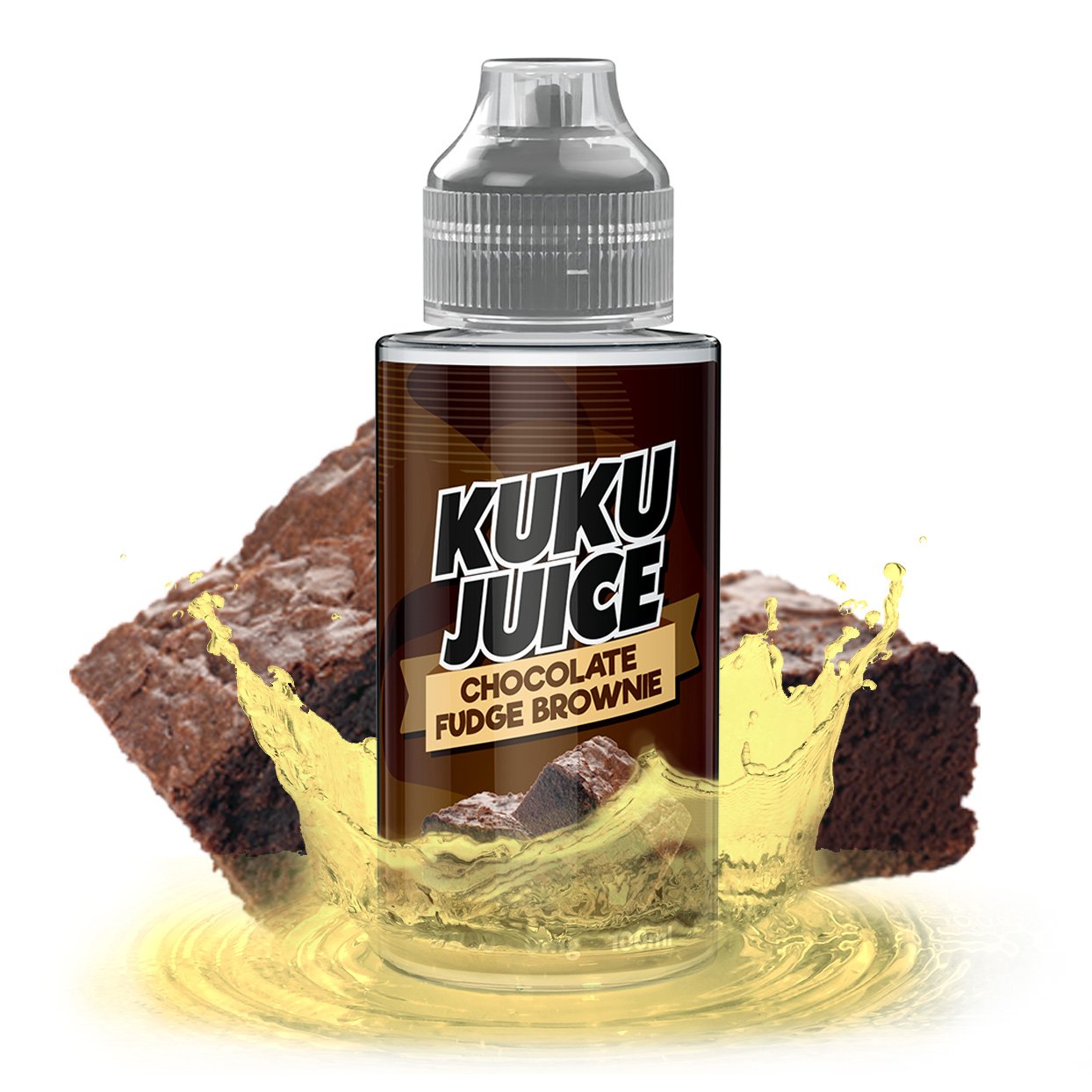 Kuku Juice 100ML Shortfill - Wolfvapes.co.uk-Chocolate Fudge Brownie