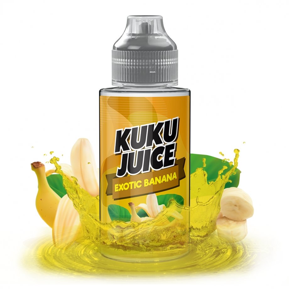 Kuku Juice 100ML Shortfill - Wolfvapes.co.uk-Exotic Banana