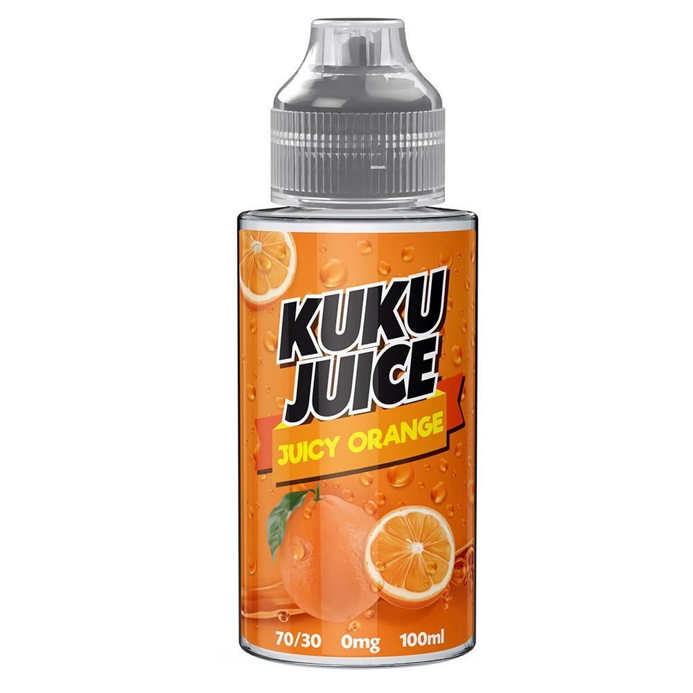 Kuku Juice 100ML Shortfill - Wolfvapes.co.uk-Juicy Orange