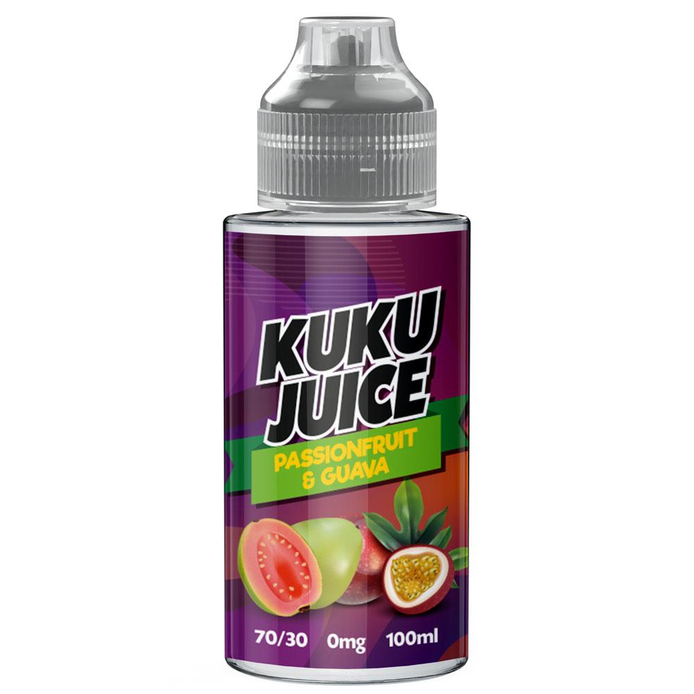 Kuku Juice 100ML Shortfill - Wolfvapes.co.uk-Passionfruit & Guava