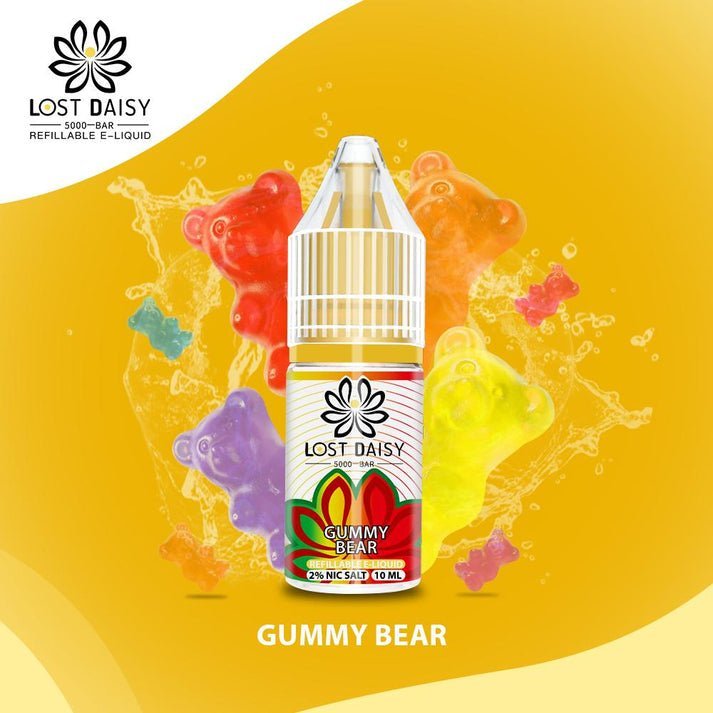 Lost Daisy 5000 Bar Salt 10ml - Box of 10 - Wolfvapes.co.uk-Gummy Bear