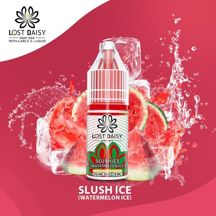 Lost Daisy 5000 Bar Salt 10ml - Box of 10 - Wolfvapes.co.uk-Watermelon Ice