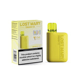 Lost Mary DM600 X2 1200 Puffs Disposable Vape Pod Box of 10 - Wolfvapes.co.uk-Banana Ice