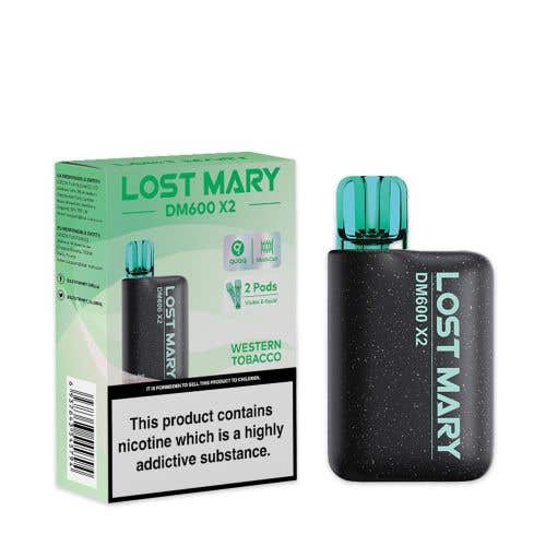 Lost Mary DM600 X2 Disposable Vape Box of 10 - Wolfvapes.co.uk-Western Tobacco