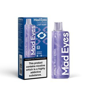 Lost Mary Mad Eyes Hoal 600 Puffs Disposable Vape Box of 10 - Wolfvapes.co.uk-Mexico Berries