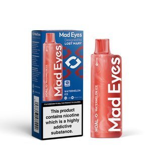 Lost Mary Mad Eyes Hoal 600 Puffs Disposable Vape Box of 10 - Wolfvapes.co.uk-Watermelon Ice
