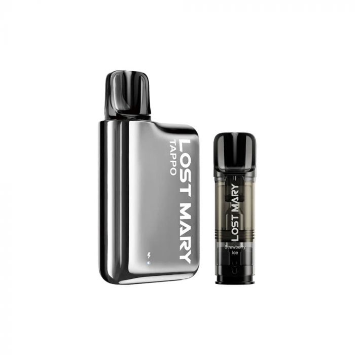 Lost Mary Tappo Pod System Vape Kit - Wolfvapes.co.uk-Stainless Steel