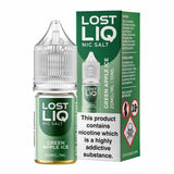 Lostliq 3000 Nic Salts 10ml - Box of 10 - Wolfvapes.co.uk-Green Apple Ice