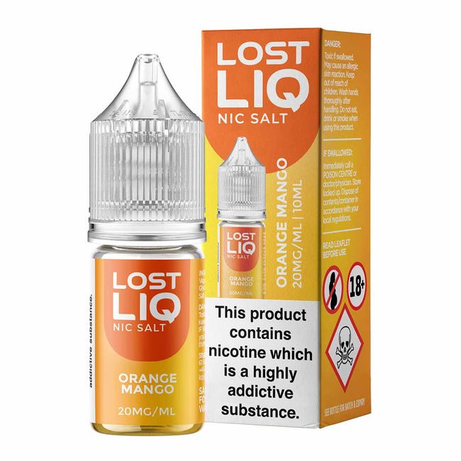 Lostliq 3000 Nic Salts 10ml - Box of 10 - Wolfvapes.co.uk-Orange Mango