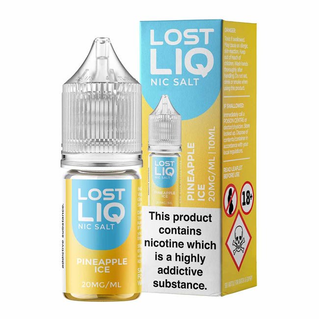 Lostliq 3000 Nic Salts 10ml - Box of 10 - Wolfvapes.co.uk-Pineapple Ice