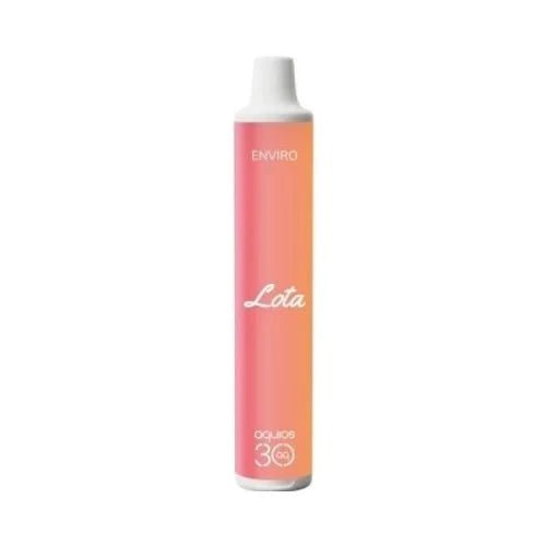 Lota Bar 600 Disposable Vape Puff Pod Pen - Pack of 10 - Wolfvapes.co.uk-Peach ice