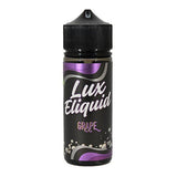 Lux E-liquid 100ml Shortfill - Wolfvapes.co.uk-Grape